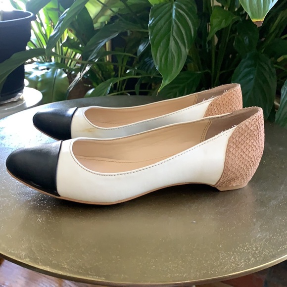 Calvin Klein - Caela - Black and White Flats - 5 - Picture 2 of 6